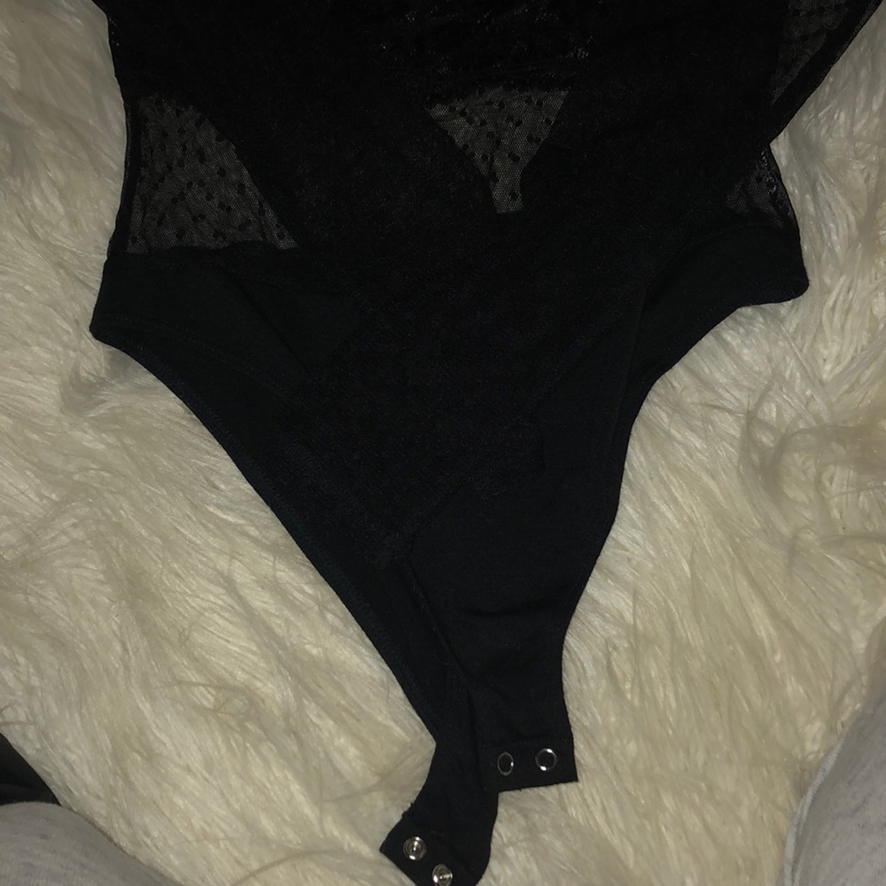 Lace black bodysuit S - Picture 2 of 4